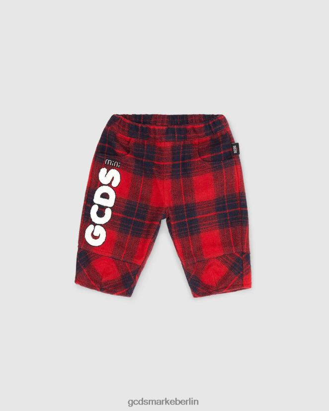 GCDS Kinder Baby-Tartan-Hose LP42F627 Mehrfarbig Kleidung